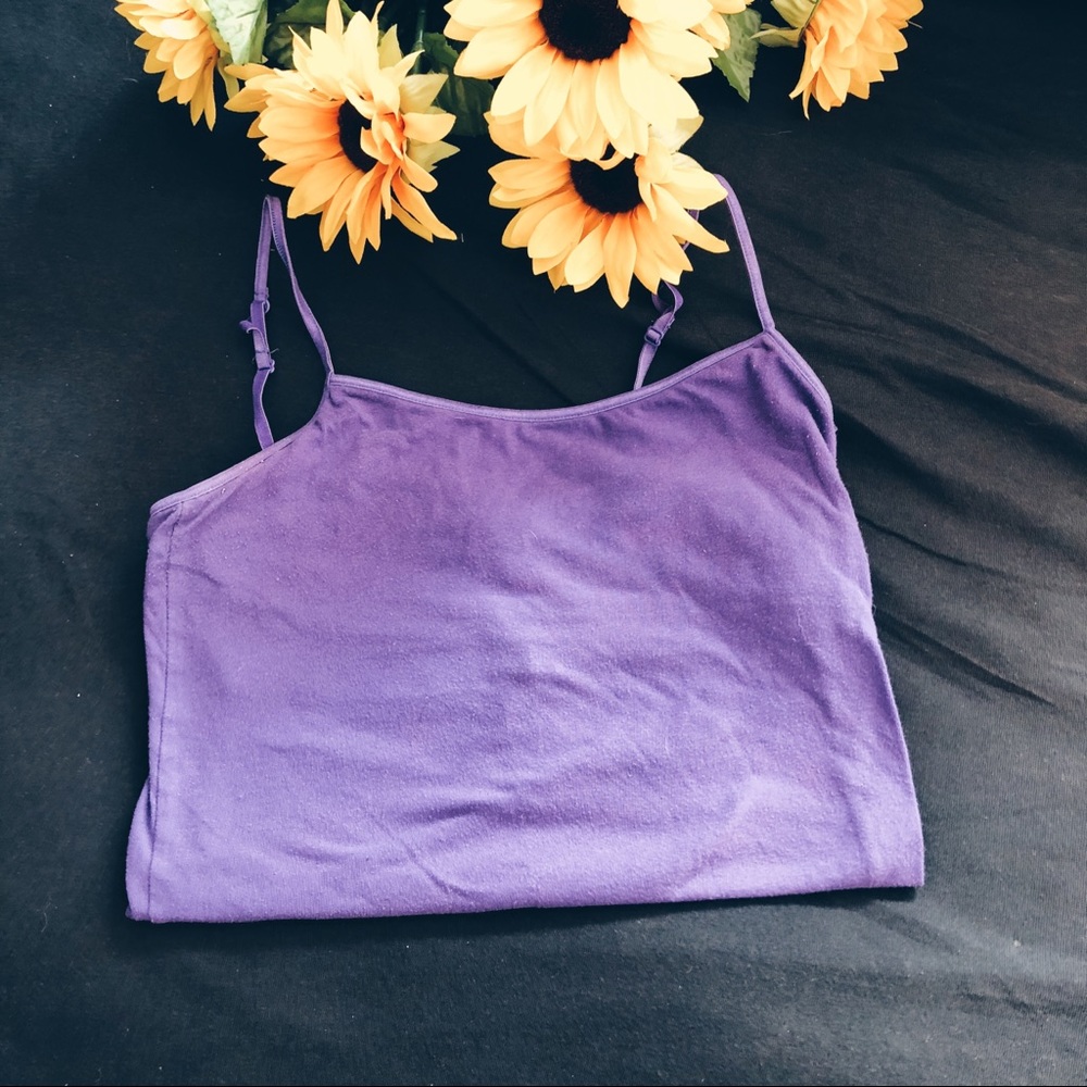 🥥 basic purple tank 💜